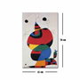 Wallity Lienzo Decorativo Joan Miró Mujer, pájaro, estrella 45 x 70 cm